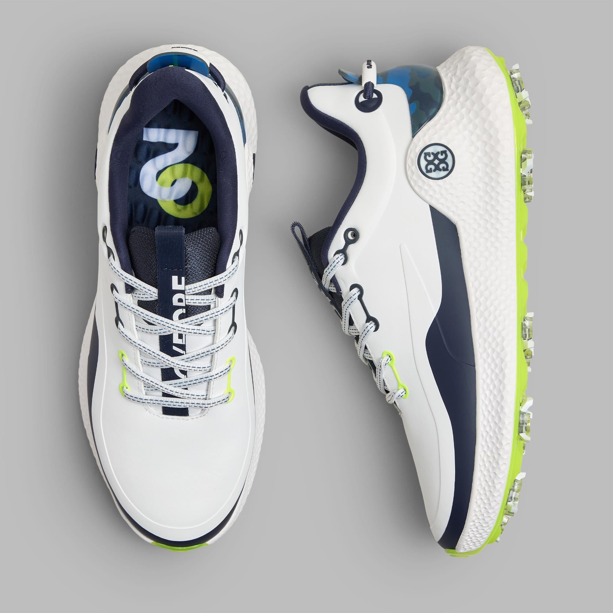 G/FORE MG4+ O2 G/LOCK Mens Golf Shoes Snow/Twilight